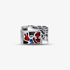 Pandora Marvel Charm: Spider-Man Kamera Selfie - Sterling-Silber, Emaille