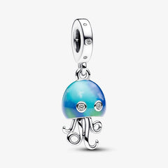 Pandora Charm-Anhänger Qualle - Cubic Zirkonia, Sterling-Silber