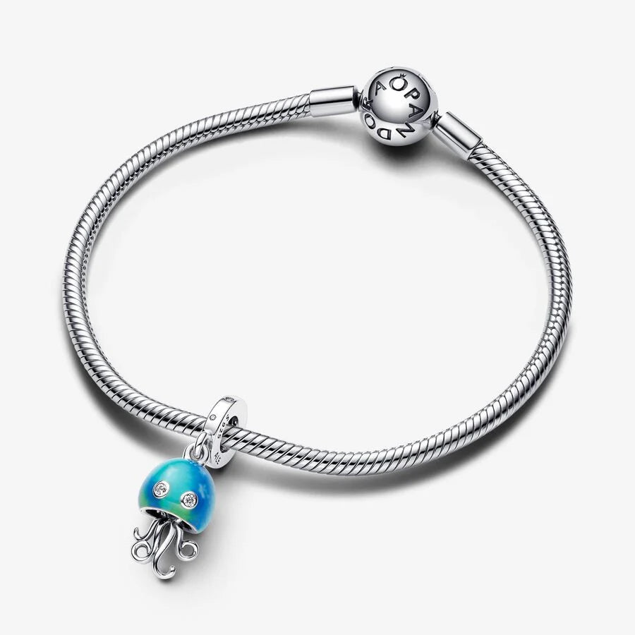 Pandora Charm-Anhänger Qualle - Cubic Zirkonia, Sterling-Silber