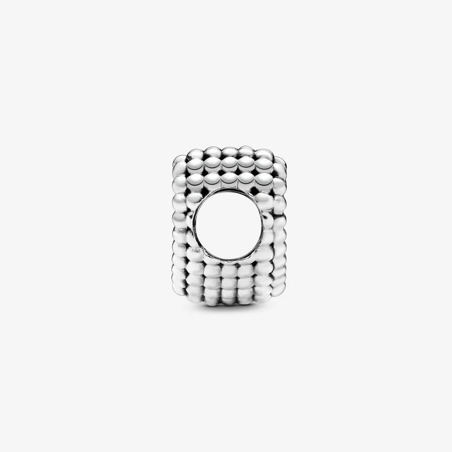 Pandora Herz Charm: Offenes Metallperlen - Sterling-Silber, 12.5 mm