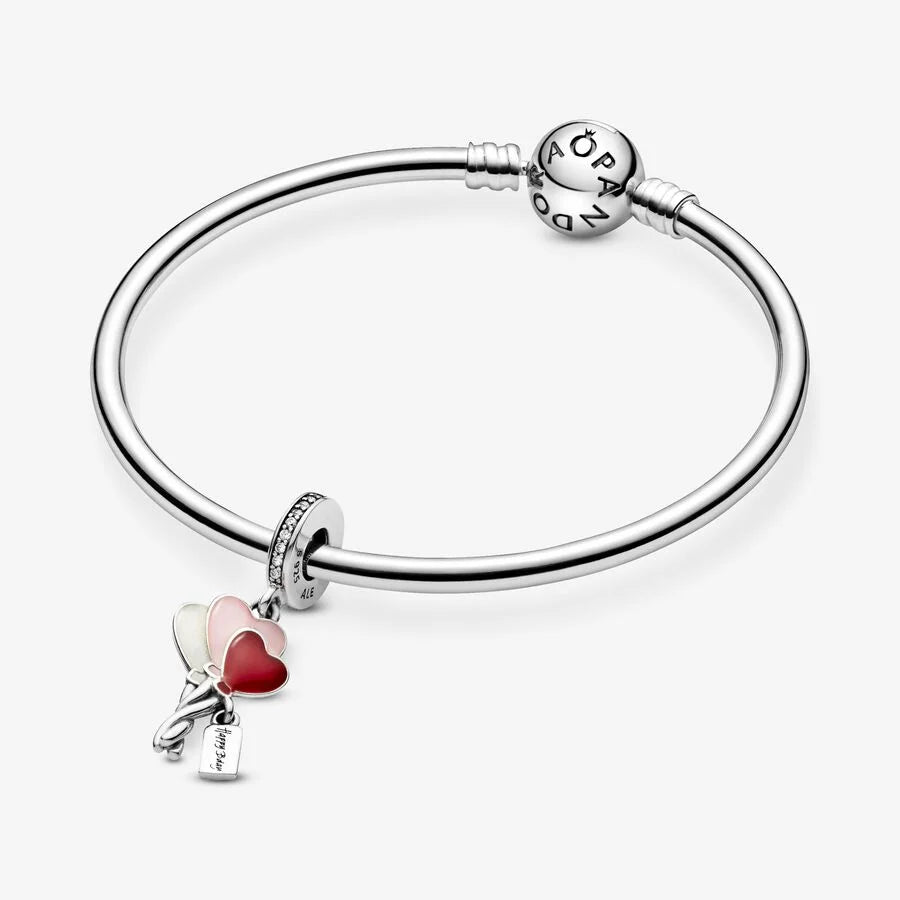 Pandora Charm-Anhänger Happy Bday Ballon aus Sterling-Silber & Emaille