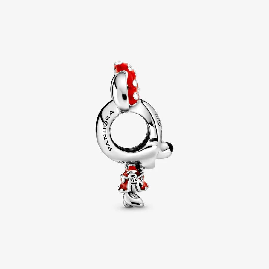 Pandora Disney Minnie Maus Charm: Sterling-Silber, 13.2 mm