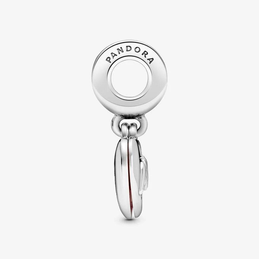 Pandora Charm-Anhänger: Mum Inschrift - Rosafarben, Sterling-Silber