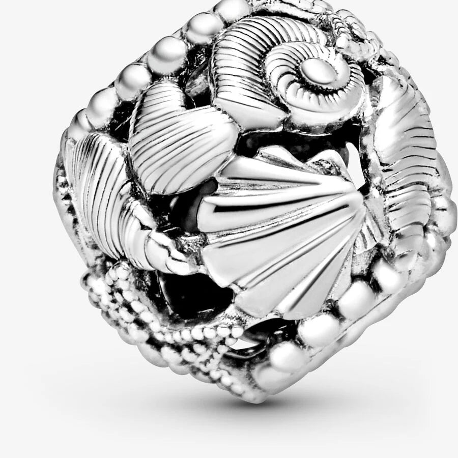 Pandora Offenes Charm-Design Muscheln, Seesterne und Herzen: Sommerzauber