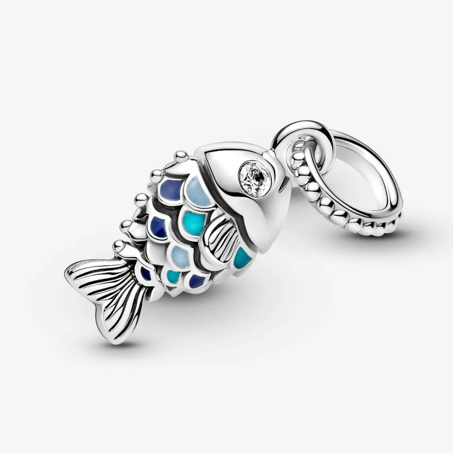 Pandora Charm-Anhänger Fisch mit Blauen Schuppen - 799428C01