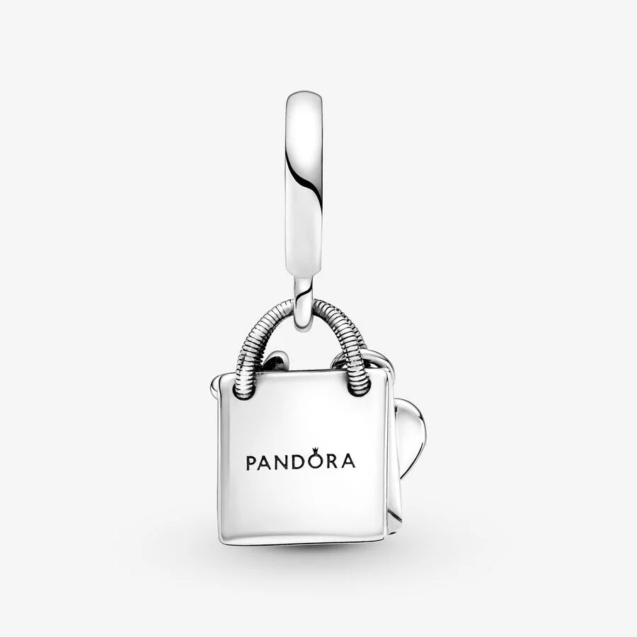 Pandora Charm-Anhänger: Einkaufstasche - Sterling-Silber