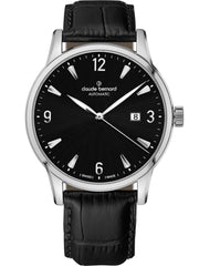 Claude Bernard Classic Herren Automatik Schwarz 42 mm
