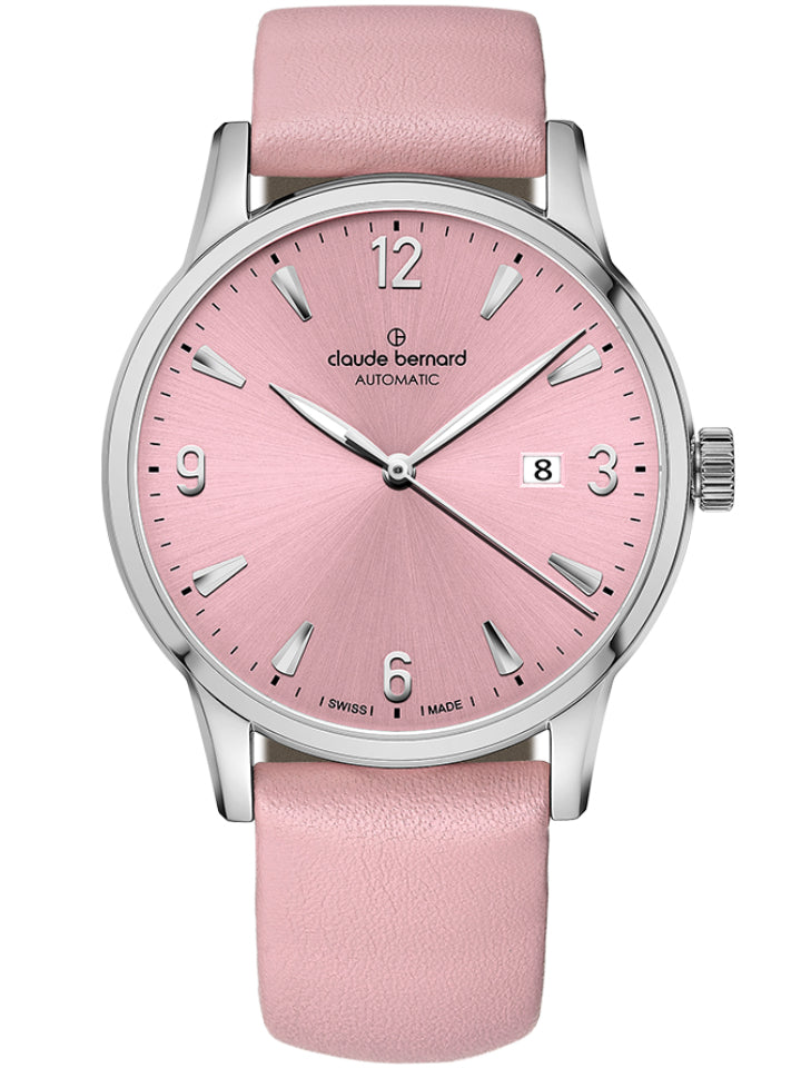 Claude Bernard Classic Herren Automatik Rot 42 mm