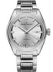 Claude Bernard Proud Heritage Herren Automatik Silber 42 mm