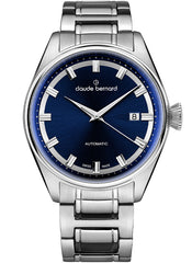 Claude Bernard Proud Heritage Herren Automatik Blau 42 mm