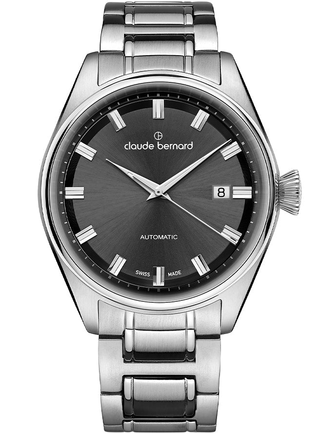 Claude Bernard Proud Heritage Herren Automatik Grau 42 mm