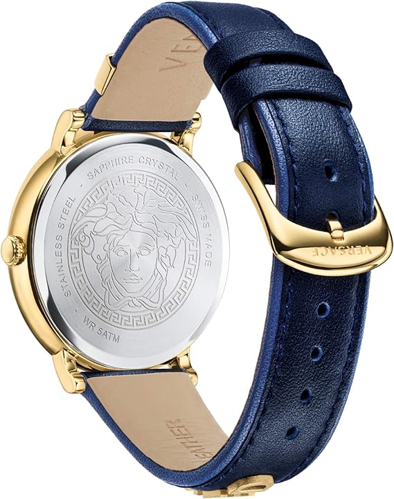 Versace Herrenuhr Edelstahl Schwarz