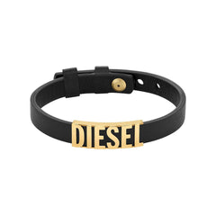 Diesel Font Herrenarmband aus Leder - DX1440710