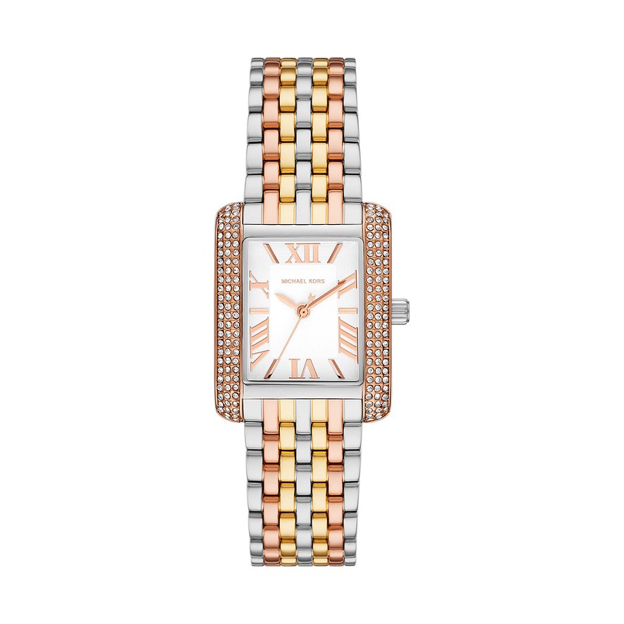 Michael Kors Emery Tricolor mit Pavé Damenuhr - MK4744