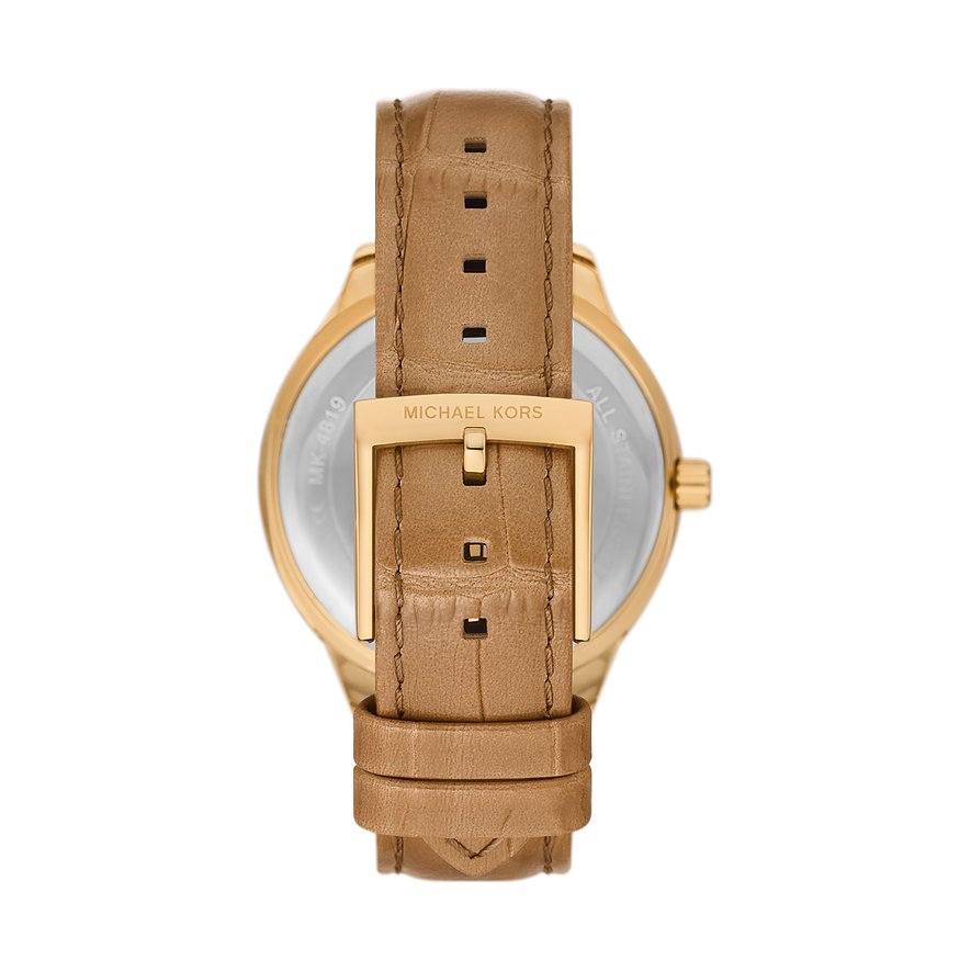Michael Kors Sage Petite Seconde Goldig / Braun Damenuhr - MK4819
