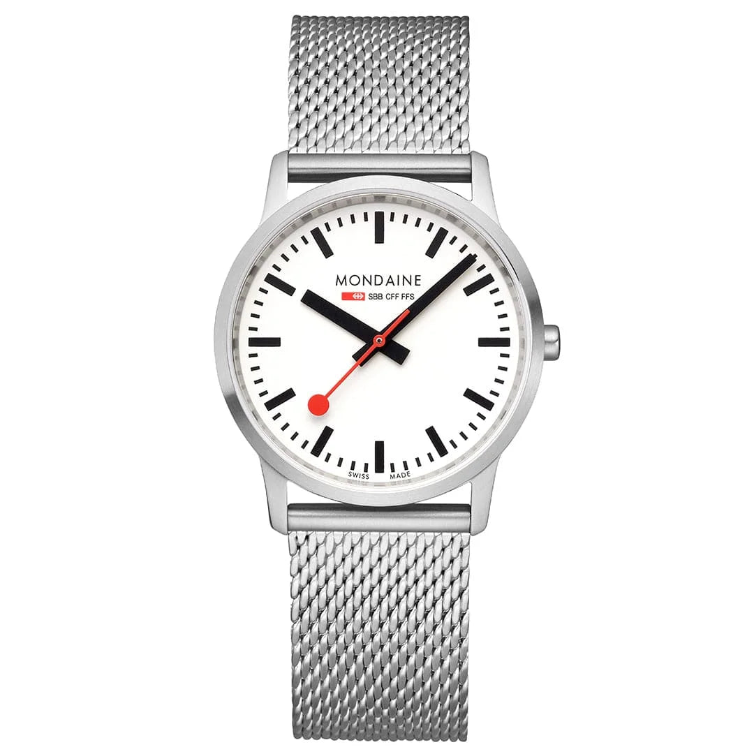 Mondaine Simply Elegant Herrenuhr aus Edelstahl, 36 MM - A400.30351.16SBZ