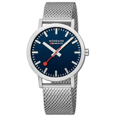 Mondaine Classic Herrenuhr aus Edelstahl, 40 MM - A660.30360.40SBJ