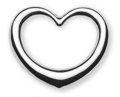 Anhänger Swinging Heart Weissgold 750 ca. 22x20mm