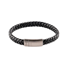 AZE Jewellery Kinderarmband Leder Schwarz 16.5cm