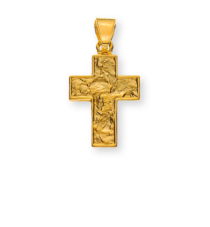 Anhänger Kreuz Gelbgold 750