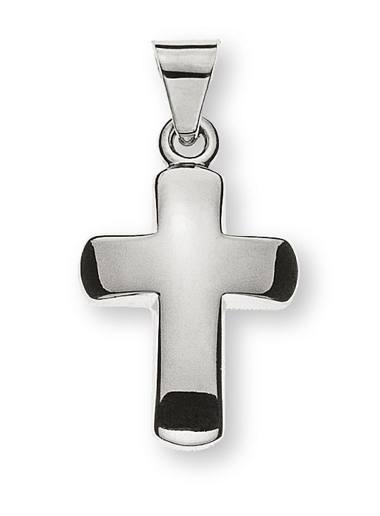 Anhänger Balkenkreuz Weissgold 750