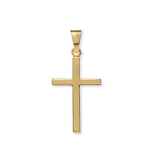 Anhänger Balkenkreuz Gelbgold 375 poliert