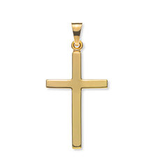 Anhänger Balkenkreuz Gelbgold 375 poliert