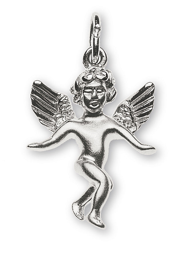 Anhänger Engel Weissgold 750