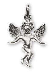 Anhänger Engel Weissgold 750