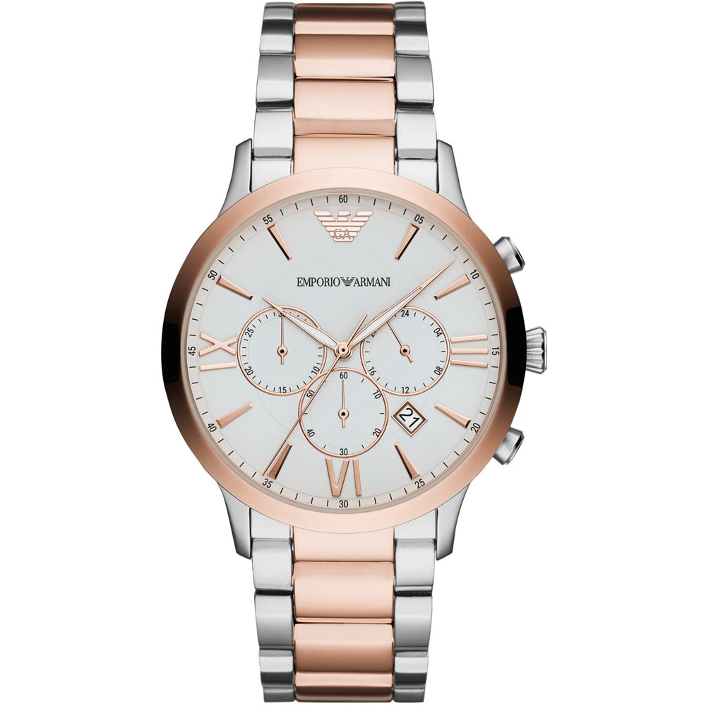 Emporio Armani Herren Chronograph Edelstahl Uhr - AR11209