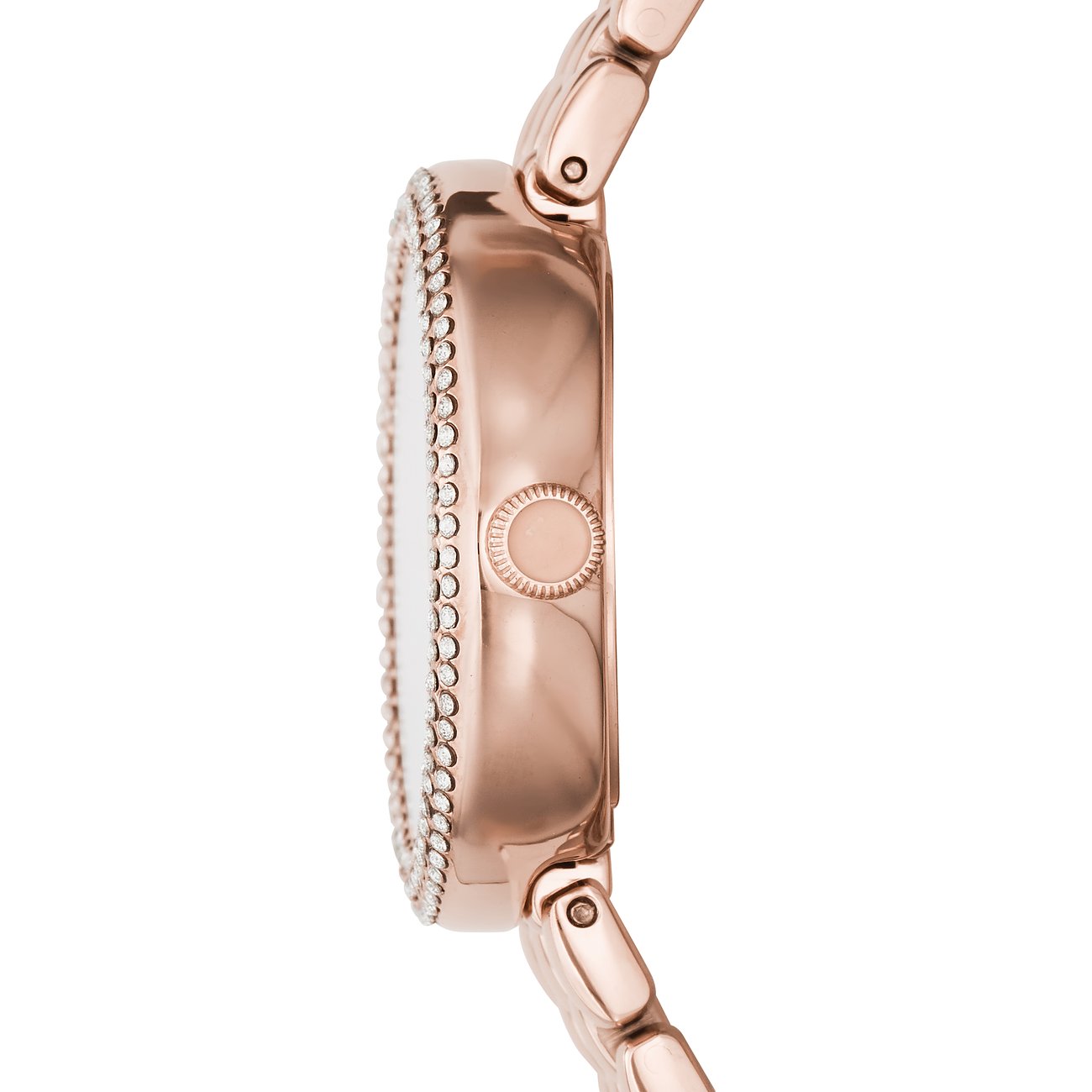 Emporio Armani Damenuhr - Rosé / Perlmutt - AR11355