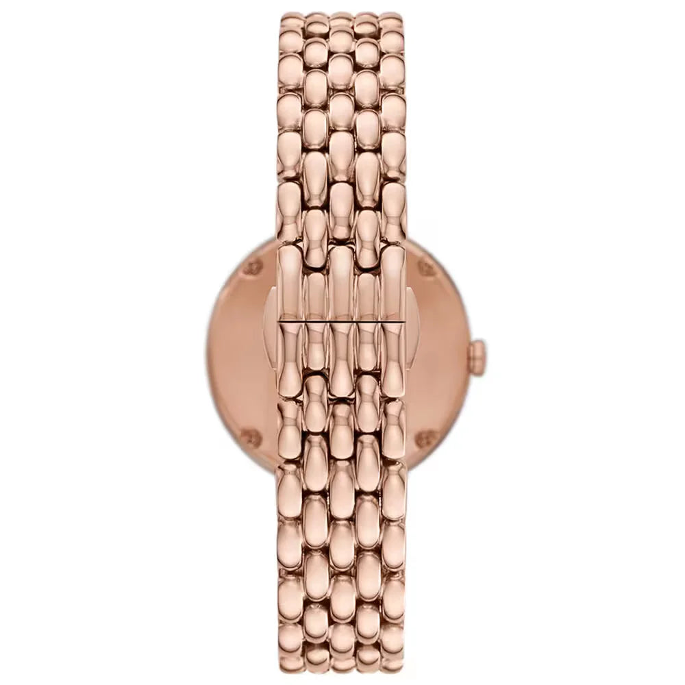 Emporio Armani Damenuhr - Roségold / Weiss - AR11462