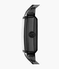 Emporio Armani Automatikuhr Herren – Edelstahl Schwarz, 36 mm - AR60058