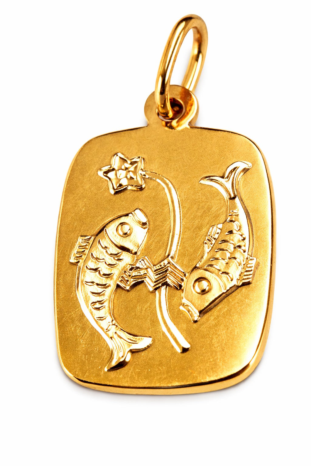 Anhänger Sternzeichen Fische Gelbgold 750