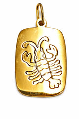 Anhänger Sternzeichen Krebs Gelbgold 750