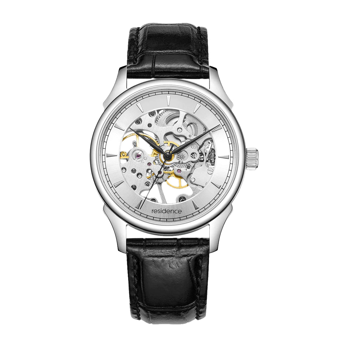 Residence Watches Night Walk Watch Farbig Silber 38mm Herrenuhr