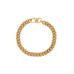 AZE Jewellery Herren Armband Gourmette Eight Gold