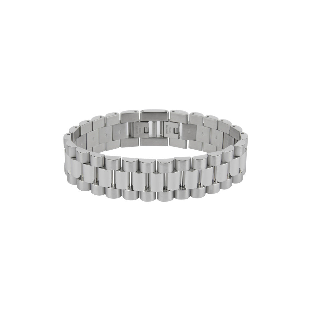 AZE Jewellery Herren Armband BraceLex Silber