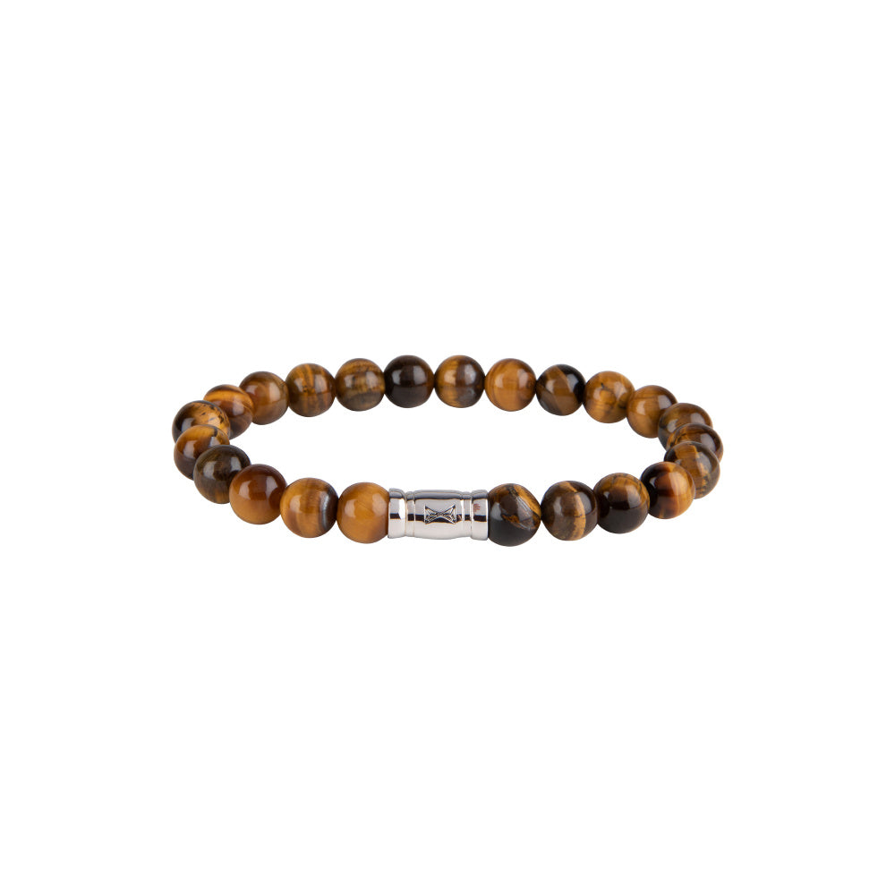 AZE Jewellery Herren Armband Grand Teton Edelstein Silber 8mm