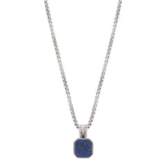 AZE Jewellery Herren Halskette Lapis Rocks Silber