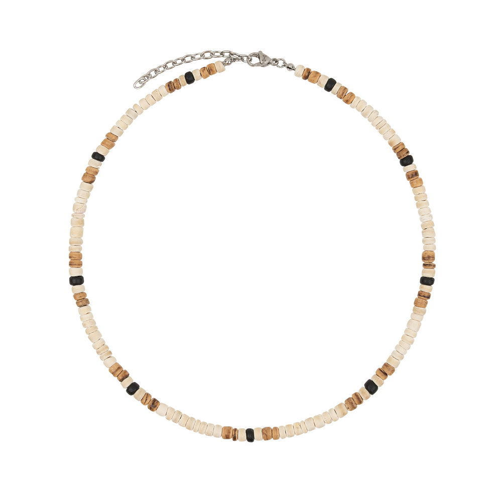 AZE Jewellery Herren Halskette Mount Mocho Weiss