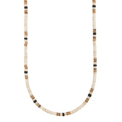 AZE Jewellery Herren Halskette Mount Mocho Weiss