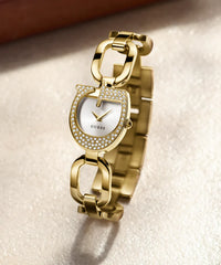 GUESS Ladies Gold Tone Analog Watch - GW0683L2