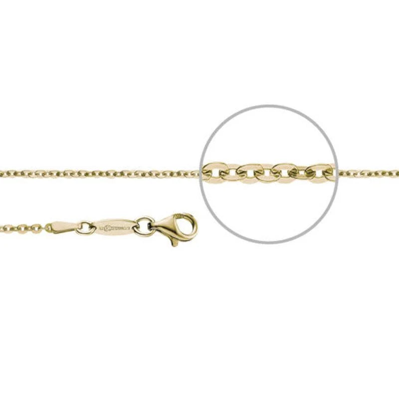 Der Kettenmacher Brilliantkette für Frauen - Gold Ketten - B1-42-40G