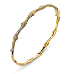 Armreif Gelbgold 750 mit 227 Brillanten