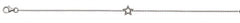 Armband Stern mit 20 Brillanten Weissgold 750
