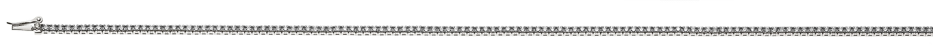 Armband mit 123 Brillanten Weissgold 750