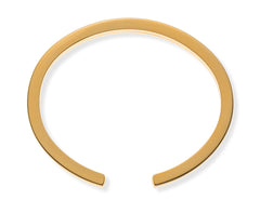 Armreif Gelbgold 750 flexibel poliert quadratisches Profil 4x4mm