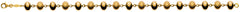 Armband Gelbgold 750 Linsen satiniert poliert 19cm