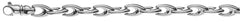 Armband V-Form Weissgold 750, 6mm, 19cm